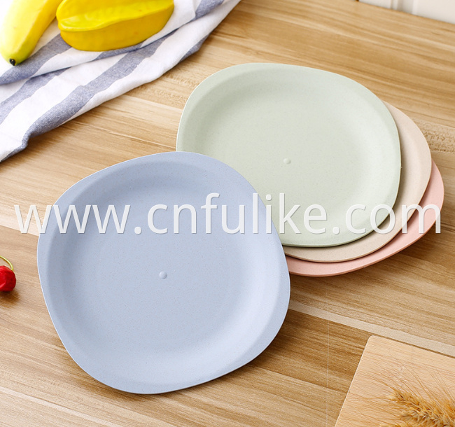 Wheat Straw Plastic Plates